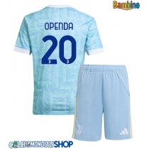 Maglie da calcio Juventus Lois Openda #20 Seconda Maglia Bambino 2025-26 Manica Corta + Pantaloni corti)